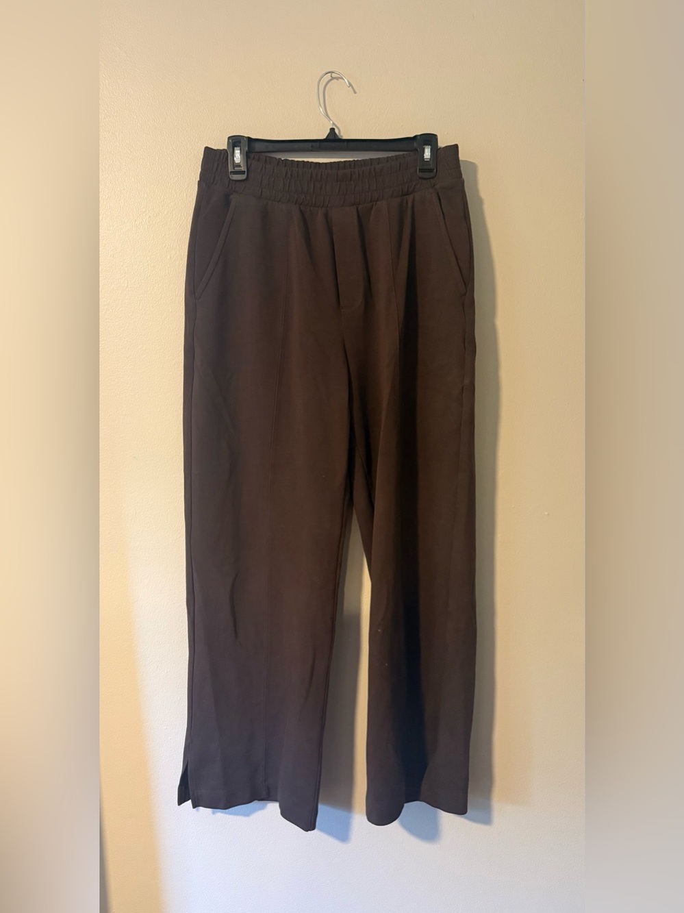Old Navy High Rise Wide Leg Brown Sweatpants Size Large
